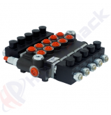 product 50 Liter Magnetgesteuertes Regelventil, 5Z50 , 5 Spulen , G 3/8" , open center Spule , 12 V thumb