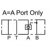 product NG6 (CETOP 3) Modular Entsperrbare R&uuml;ckschagventil, MPC 02 A , 60 L/min, A port thumb