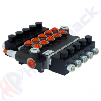 product 50 Liter Magnetgesteuertes Regelventil, 5Z50 , 5 Spulen , G 3/8" , open center Spule , 24 V image thumb