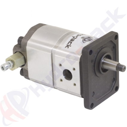 product Gruppe 20 High-Low Pumpen, 10+18 cc/rev, rechtsherum , Europ&auml;ischer 4-Loch-Flansch , 1:8 kegelige Welle , 22C10/18X815R image thumb