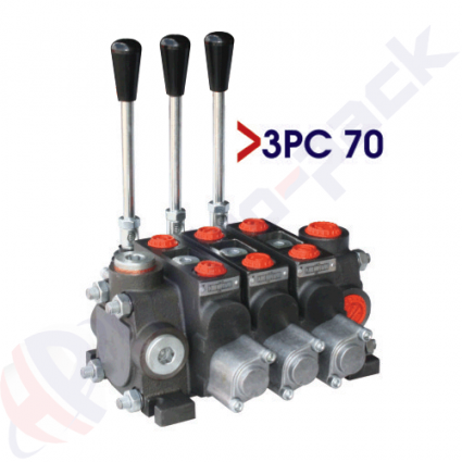 product 70 Liter Sektionales Regelventil, 3PC70 , 3 Spulen , G 1/2" , open center Spule image thumb