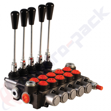 product 40 Liter Monoblock Regelventill, 5P40 , f&uuml;nf Spulen , G 1/2" , open center Spule image thumb