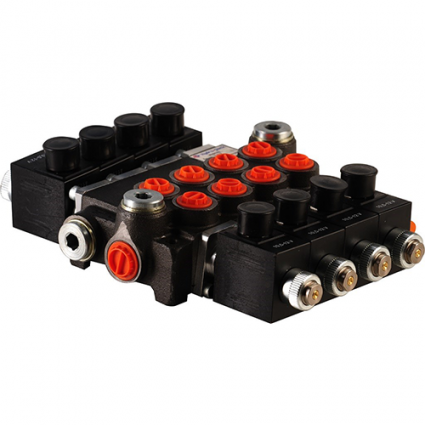 product 50 Liter Magnetgesteuertes Regelventil, 4Z50 , 4 Spulen , G 3/8" , open center Spule , 12 V image thumb