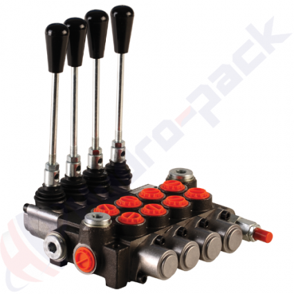 product 40 Liter Monoblock Regelventill, 4P40 , vier Spulen , G 3/8" , open center Spule image thumb